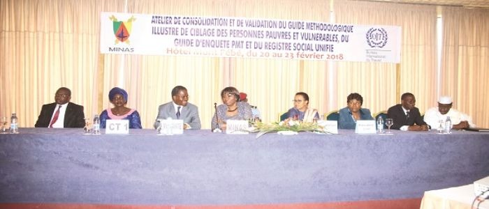 Les dmunis au centre de la Couverture Sant Universelle au Cameroun - 21 fvrier 2018  Douala (Cameroun)