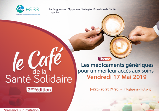 Le Pass organise la deuxième édition du ''Café de la Santé Solidaire'' - 17 Mai 2019