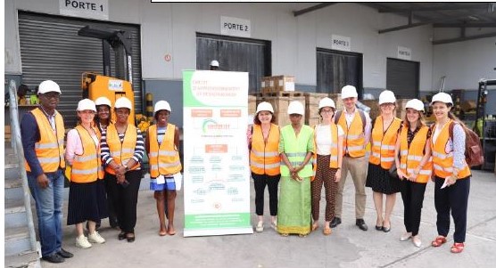 Une mission de Parlementaires franais et d'UNITAID  la Nouvelle Pharmacie de la Sant Publique ivoirienne - 05 Juillet 2019  Abidjan (Cte d'Ivoire)