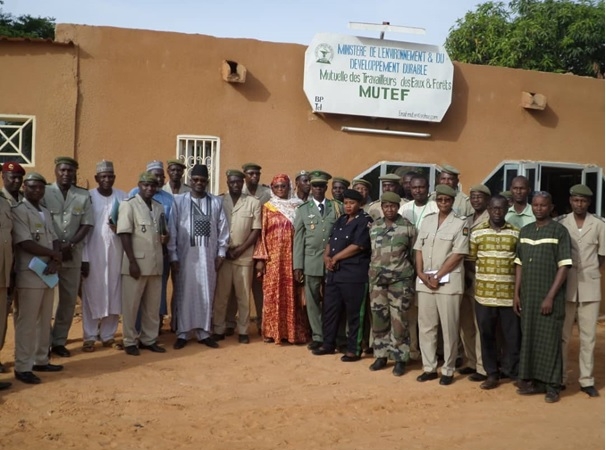 Crmonie d'inauguration de l'infirmerie de la Mutuelle des Travailleurs des Eaux et Forts du Niger (MUTEF) - 26 juin 2019  Niamey (Niger)