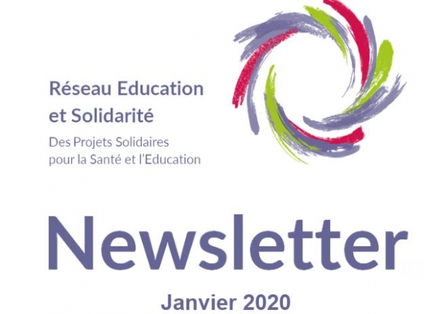 Newsletter Réseau éducation et solidarité - Janvier 2020